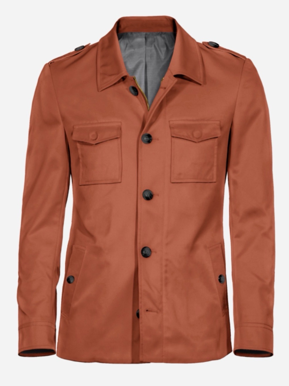 Hockerty Made To Measure Terracotta Field Jacket